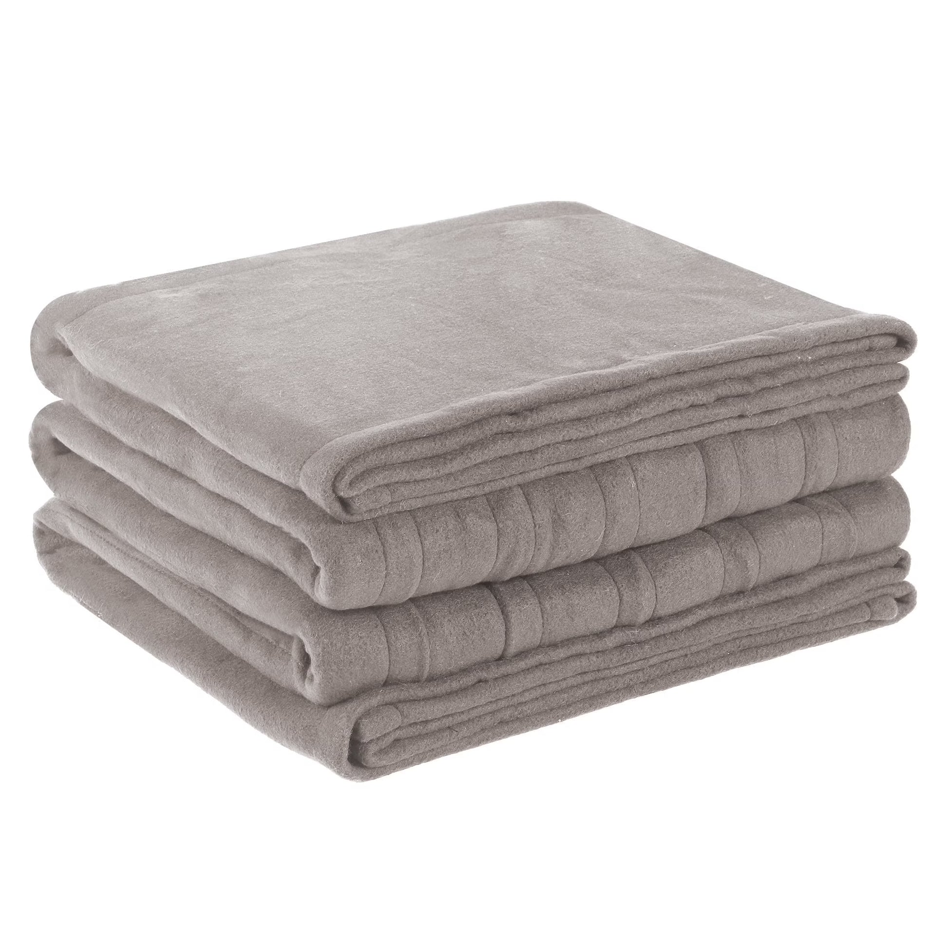 Heated Electric Blanket Twin Size 62''X84''- 4 Heat Levels & 10 Hours Auto Off, Fast Heating & Over-Heat Protection, Light Grey