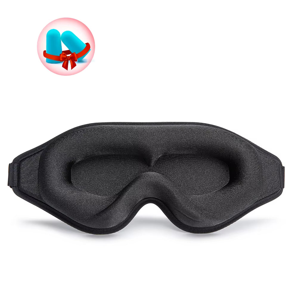 Blackout 3D Sleep Mask Memory Foam Eye Shade Breathable Eye Patch Travel Smooth Slaapmasker Relax Sleeping Aid Women Men